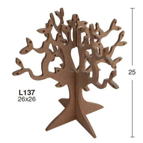 NEWART MDF WOOD FOR DECORATION 26/26/25CM - L 167