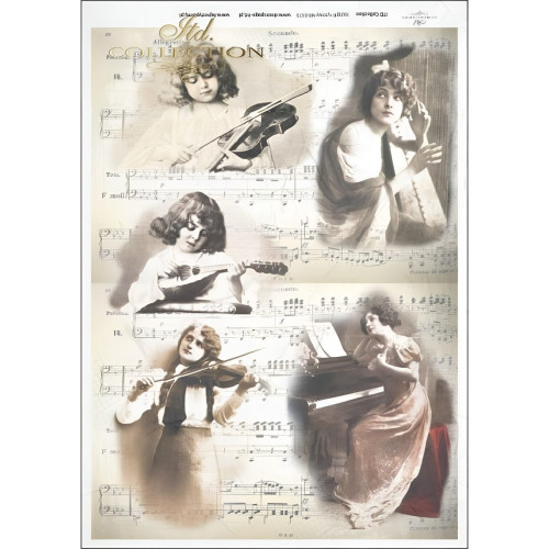 ITD COLLECTION DECOUPAGE RICE PAPER A4 - R0373