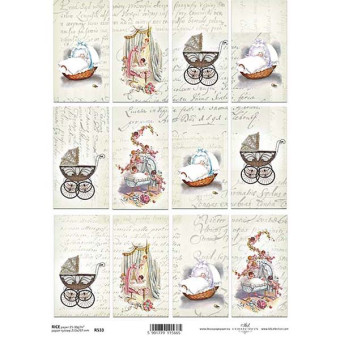 ITD COLLECTION ДЕКУПАЖНА ОРИЗОВА ХАРТИЯ А4 - R0533