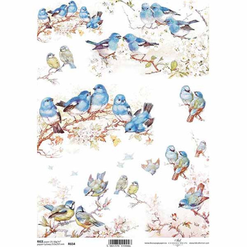 ITD COLLECTION DECOUPAGE RICE PAPER A4 - R0654