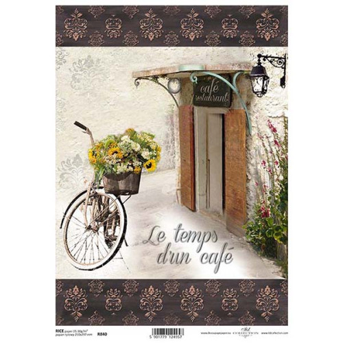 ITD COLLECTION DECOUPAGE RICE PAPER A4 - R0840