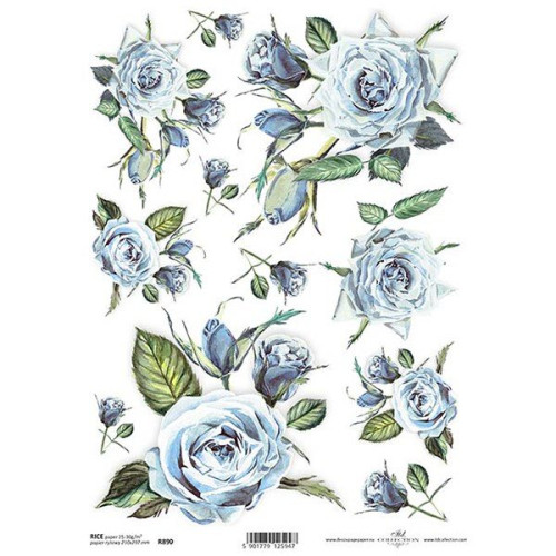 ITD COLLECTION DECOUPAGE RICE PAPER A4 - R0890