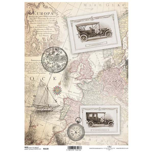 ITD COLLECTION ДЕКУПАЖНА ОРИЗОВА ХАРТИЯ А4 - R1139