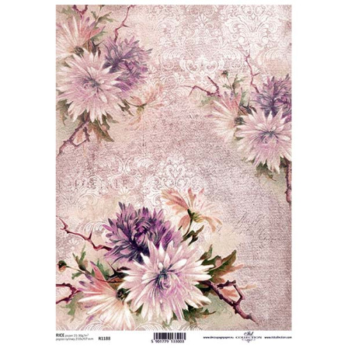 ITD COLLECTION DECOUPAGE RICE PAPER A4 - R1188