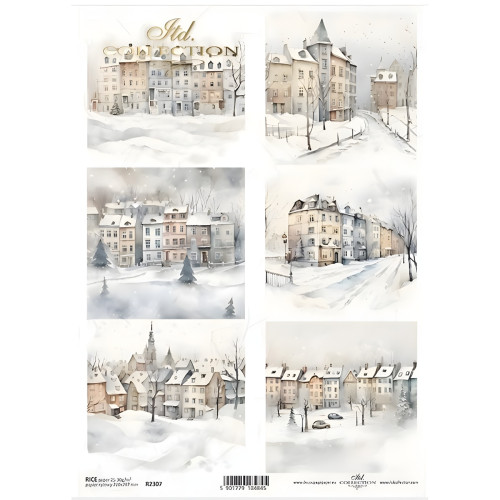ITD COLLECTION DECOUPAGE RICE PAPER A4 - R2307