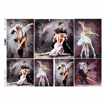 ITD COLLECTION DECOUPAGE RICE PAPER A3 - R0100L