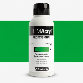 SCHMINCKE АКРИЛНА БОЯ 250 МЛ PRIMACRYL PERMANENT GREEN FLUID