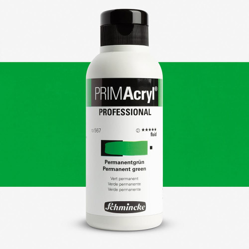 SCHMINCKE АКРИЛНА БОЯ 250 МЛ PRIMACRYL PERMANENT GREEN FLUID