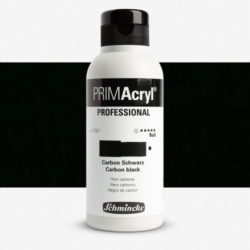 SCHMINCKE АКРИЛНА БОЯ 250 МЛ PRIMACRYL CARBON BLACK FLUID