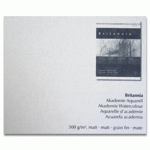HAHNEMUHLE WATERCOLOR PAPER BRITANNIA MAT 300 GSM 50/65 CM