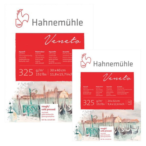HAHNEMUHLE SKETCHBOOK VENETO WATERCOLOR 325 GSM 30/40 12 SHEETS