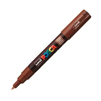 POSCA АКРИЛЕН МАРКЕР PC-1M, 0,7 MM - BROWN
