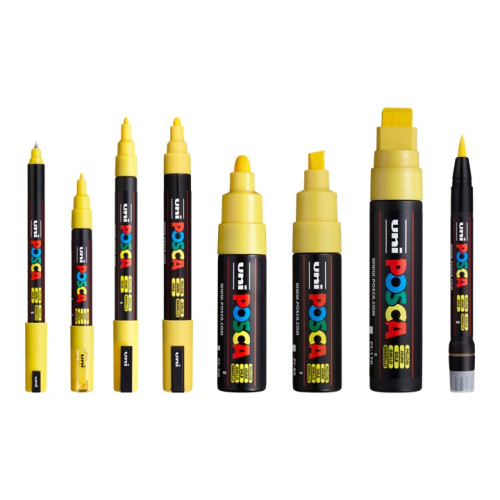 POSCA АКРИЛЕН МАРКЕР PC-1M, 0,7 MM - YELLOW