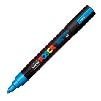 POSCA АКРИЛЕН МАРКЕР PC-5M, 1.8-2.5 MM - METALLIC BLUE
