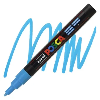POSCA АКРИЛЕН МАРКЕР PC-3M, 0.9-1.3 MM - LIGHT BLUE