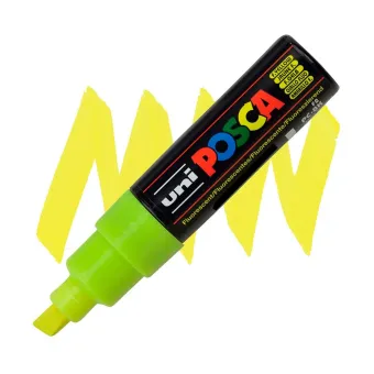 POSCA АКРИЛЕН МАРКЕР PC-8K, 8 MM - FLUORESCENT YELLOW