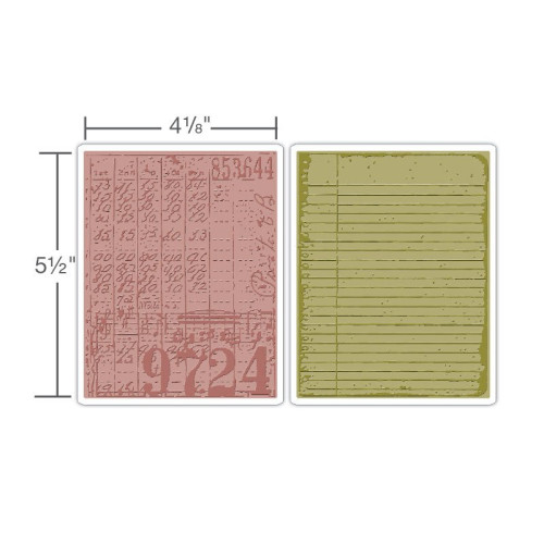 SIZZIX ПАПКИ ЗА РЕЛЕФ - COLLAGE & NOTEBOOK SET