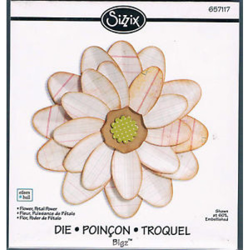 SIZZIX BIGZ DIE CUTTING - FLOWER, PETAL POWER