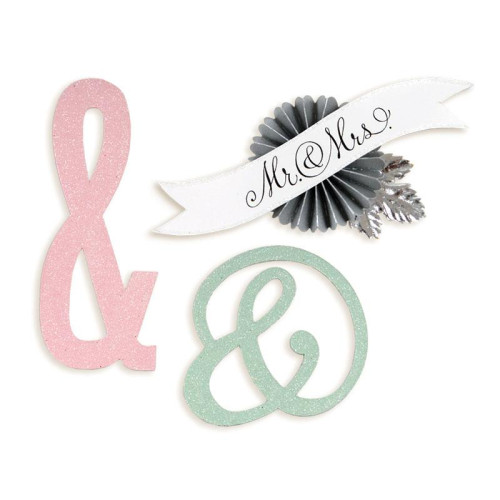 SIZZIX SIZZLITS ЩАНЦИ ЗА ИЗРЯЗВАНЕ - AMPERSANDS & BANNER
