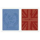 SIZZIX ПАПКИ ЗА РЕЛЕФ - LONDON ICONS & UNION JACK SET