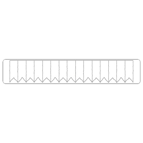 SIZZIX STRIP DIES FOR CUTTING - RIBBON FLAGS
