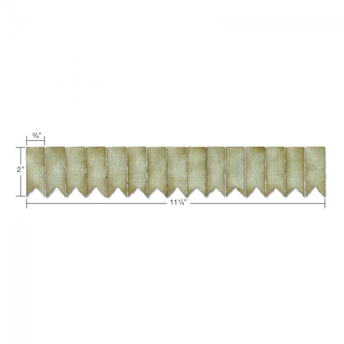SIZZIX STRIP DIES FOR CUTTING - RIBBON FLAGS