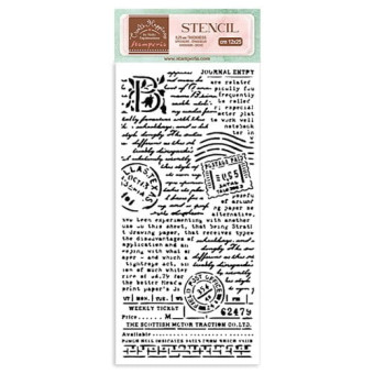 STAMPERIA MEDIA STENCIL - STENCIL 12 X 25 CM - KSTDL66