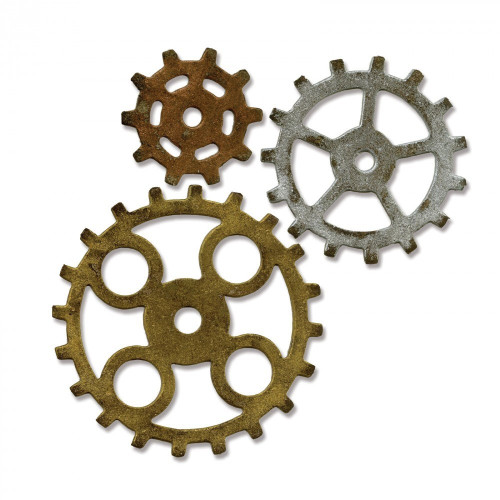 SIZZIX BIGZ DIE CUTTING DIES - GADGET GEARS # 2