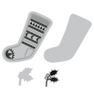 SIZZIX FRAMELITS ЩАНЦИ ЗА ИЗРЯЗВАНЕ - FAIRISLE STOCKING