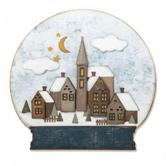 SIZZIX THINLITS ЩАНЦИ ЗА ИЗРЯЗВАНЕ - SNOWGLOBE