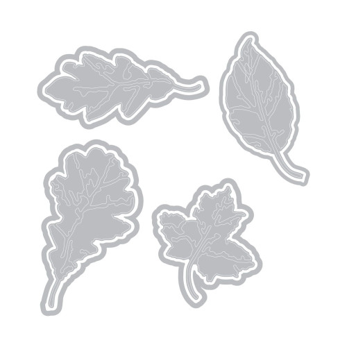 SIZZIX THINLITS ЩАНЦИ ЗА ИЗРЯЗВАНЕ - LEAF PRINT