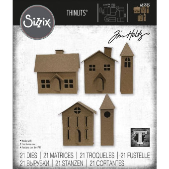 SIZZIX THINLITS DIES FOR CUTTING - PAPER VILLAGE #2