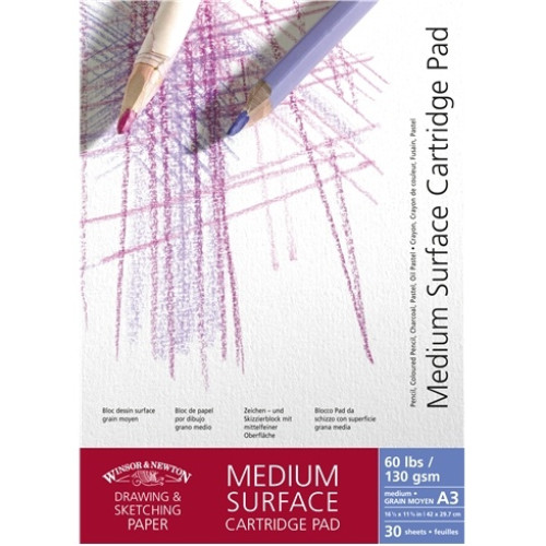 W&N SKETCHBOOK MEDIUM SURFACE A4, 30 SHEETS, 130 GSM - 6689714