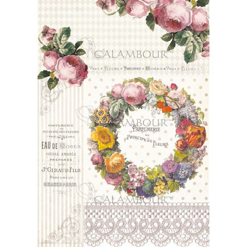 CALAMBOUR DECOUPAGE PAPER 48/33 CM - TCR 16