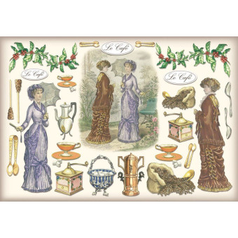 STAMPERIA DECOUPAGE RICE PAPER 48/33 - DFS119