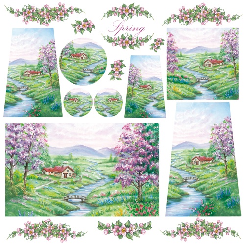 STAMPERIA DECOUPAGE RICE PAPER 50/50 - DFT188
