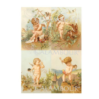 CALAMBOUR ДЕКУПАЖНА ХАРТИЯ 48/33 СМ - RP 72