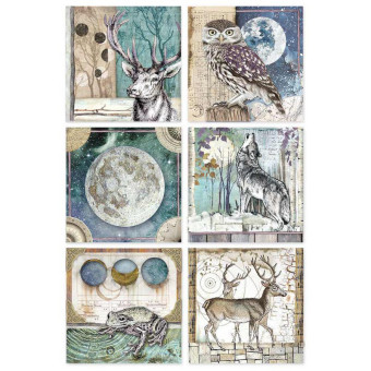 STAMPERIA DECOUPAGE RICE PAPER A4 - DFSA4387