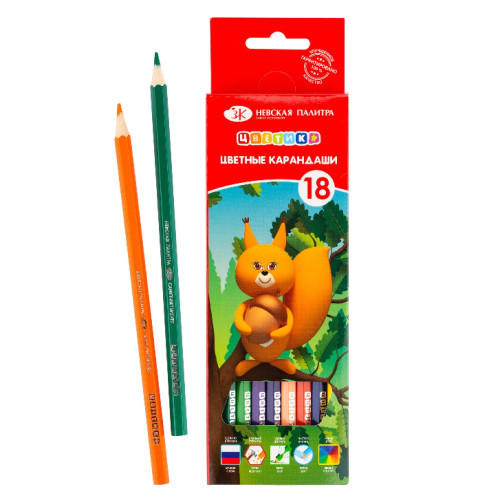 LENINGRAD COLOR PENCILS CVETIK 18 COLORS