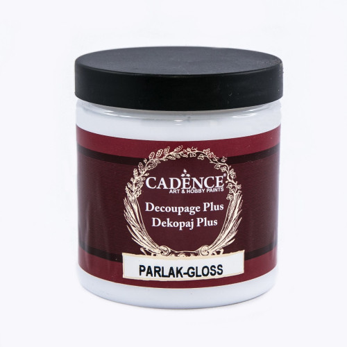 CADENCE DECOUPAGE PLUS GLUE+VARNISH FOR DECOUPAGE 250ML. GLOSS