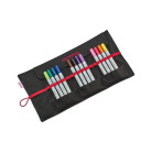 HOLTZ SENSEBAG PEN CASE FOR MARKERS 18 COLORS - BLACK