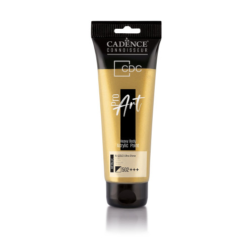 CADENCE АКРИЛНА БОЯ HEAVY BODY PRO ART 120МЛ-RICH GOLD 502