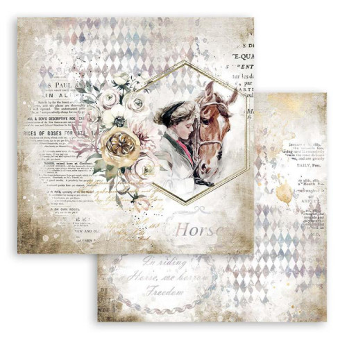 STAMPERIA DESIGNER CARD 30.5/30.5 CM - SBB800