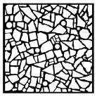STAMPERIA MEDIA STENCIL - ШАБЛОН 18 Х 18 СМ - KSTDQ80