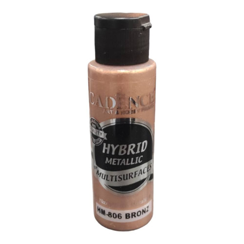 CADENCE ACRYLIC PAINT METALLIC HYBRID 70 ML. - BRONZE 806