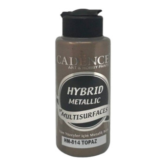 CADENCE АКРИЛНА БОЯ METALLIC HYBRID 120 МЛ. - TOPAZ 814