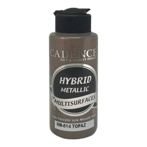 CADENCE АКРИЛНА БОЯ METALLIC HYBRID 120 МЛ. - TOPAZ 814