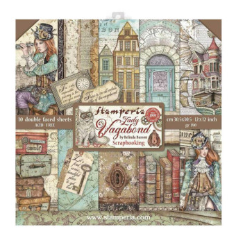 STAMPERIA BLOCK DESIGNER PAPER 30.5/30.5 CM - SBBL82