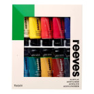 REEVES ACRYLIC PAINTS 10 COLORS X 75 ML-8349213