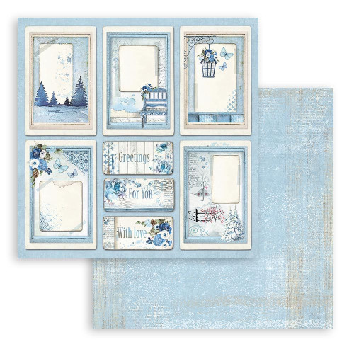 STAMPERIA BLUE LAND БЛОКЧЕ 20,3/20,3 СМ - SBBS84